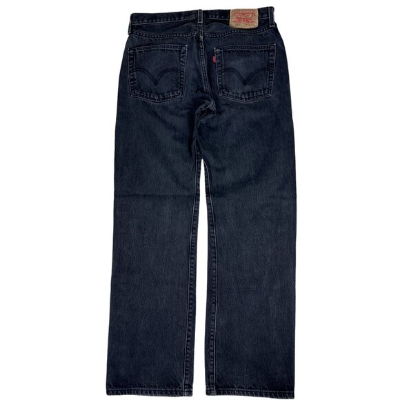 Vintage Y2K Levis 501 Jeans Men's Cotton Button Fly Straight Leg 32/31 - Picture 5 of 16